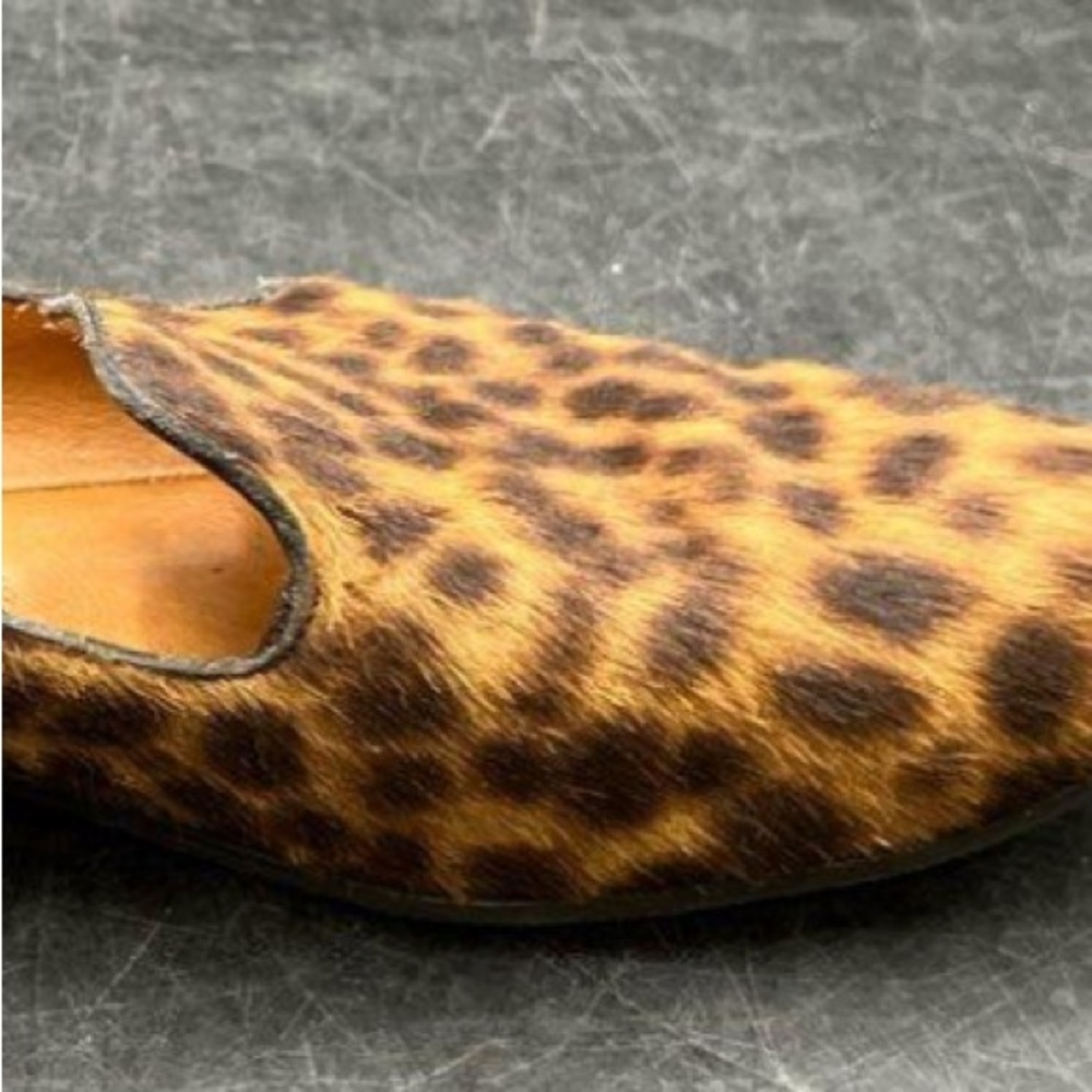 🐆 Veronica Beard Griffin Leopard Calf Hair Shoes 🐆 - Picture 4 of 7